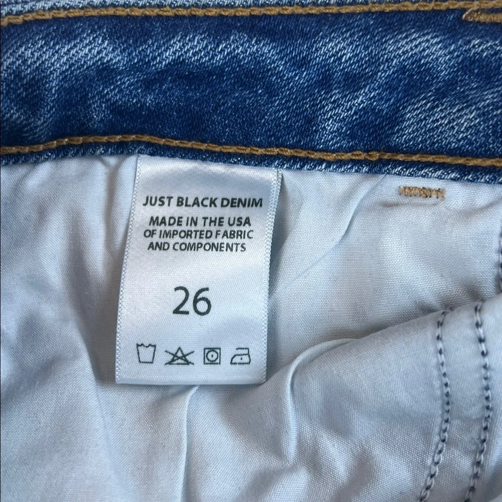 Just Black Denim - The Vintage Straight jeans medium denim women’s 26 - Picture 12 of 13